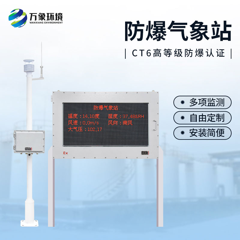 安裝防爆式氣象站有哪些具體的變化，結合實例來說明