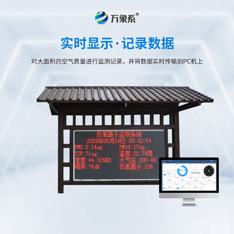 一體化負(fù)氧離子監(jiān)測站：24小時捕捉空氣中的“維生素”！